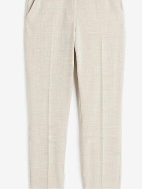 H&M Beige Slim Fit Trousers Slacks